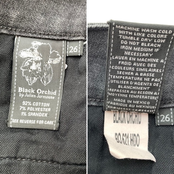 Black Orchid India Bootcut Dark Wash Jeans - Picture 8 of 8